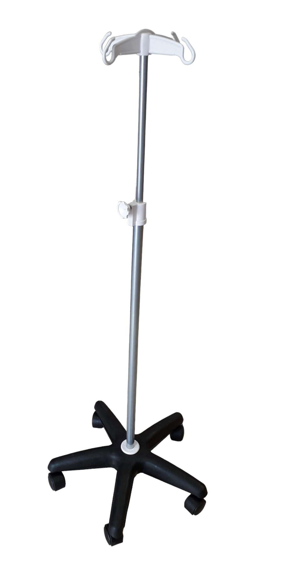 image - 2026-05-06T171520.368 SOPORTE SUERO ROD BASE ESTRELLA PLASTICO 4 GANCHOS - Imagen 1