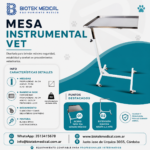MESA INSTRUMENTAL VETERINARIA